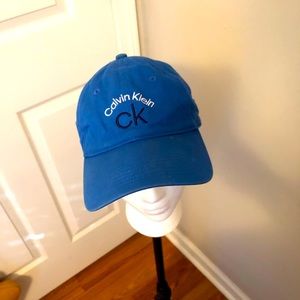 Blue Calvin Klein hat